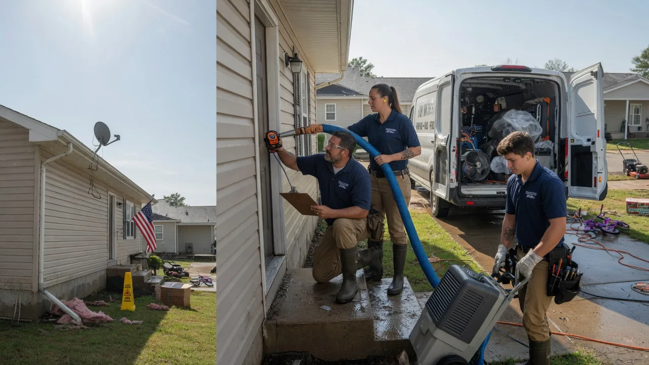 Ceiling Water Damage Restoration in Northboro, IA near me